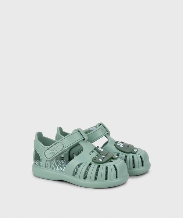 Igor S10371-361 Tobby Croco Matcha Sandalet