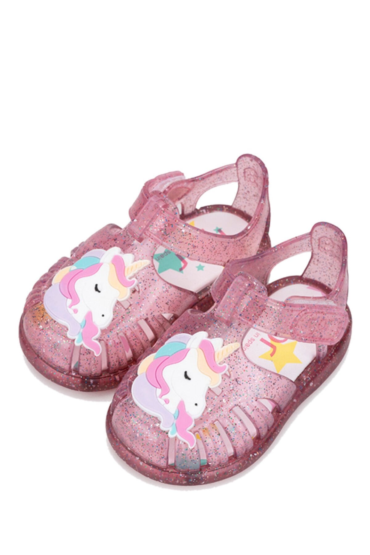 İgor Tobby Unicorn Fucsia Glitter Sandalet S10341-387