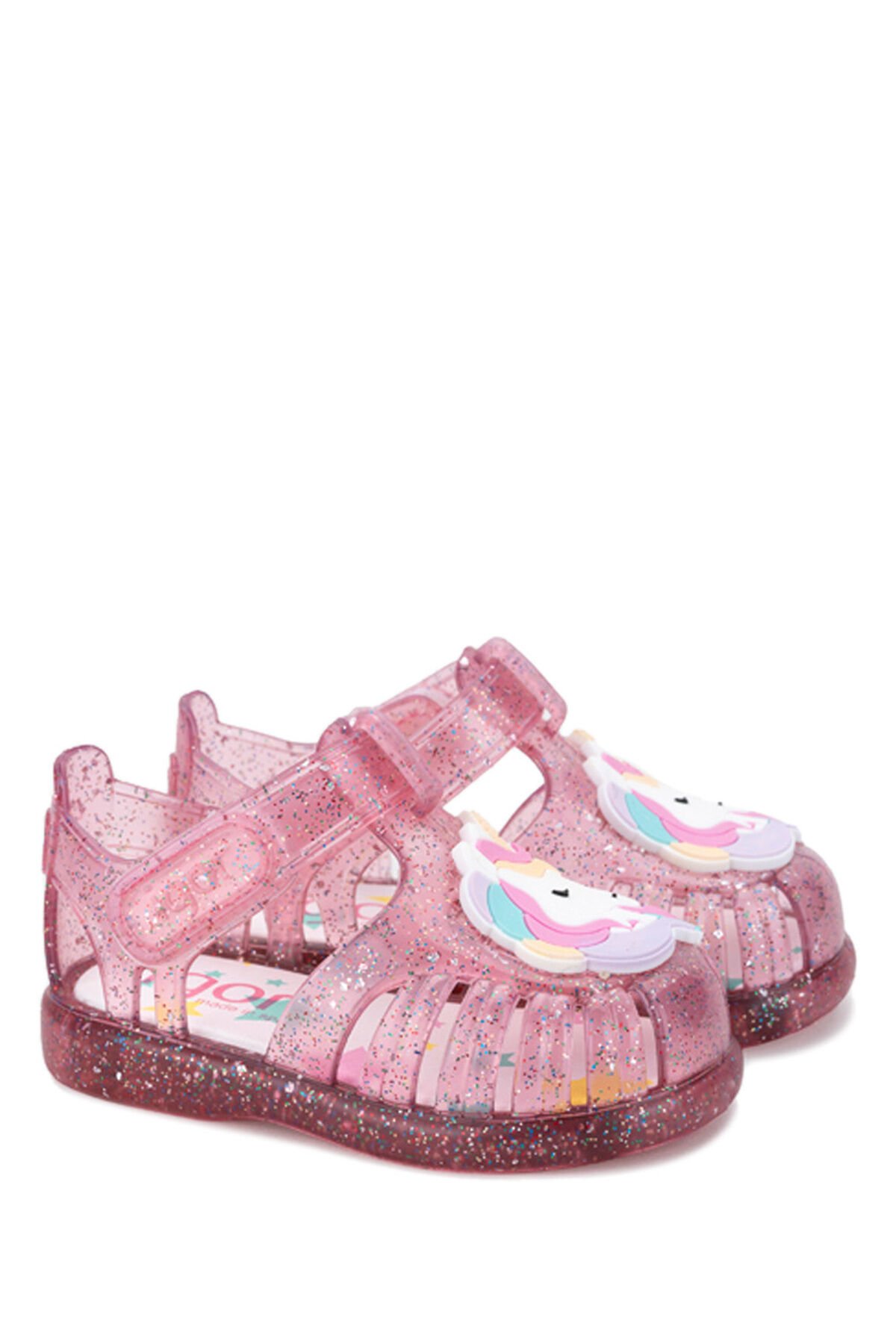 İgor Tobby Unicorn Fucsia Glitter Sandalet S10341-387