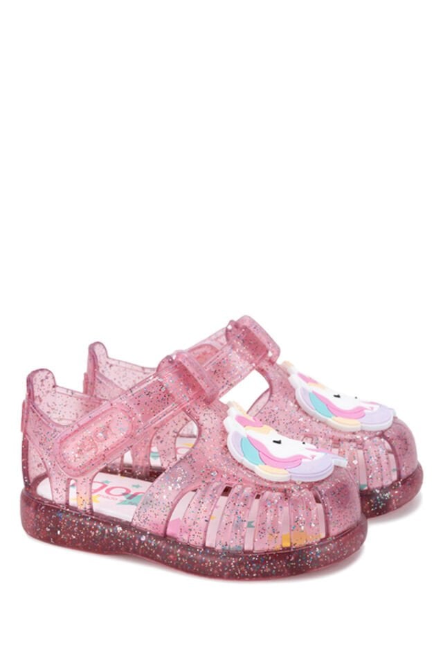 İgor Tobby Unicorn Fucsia Glitter Sandalet S10341-387