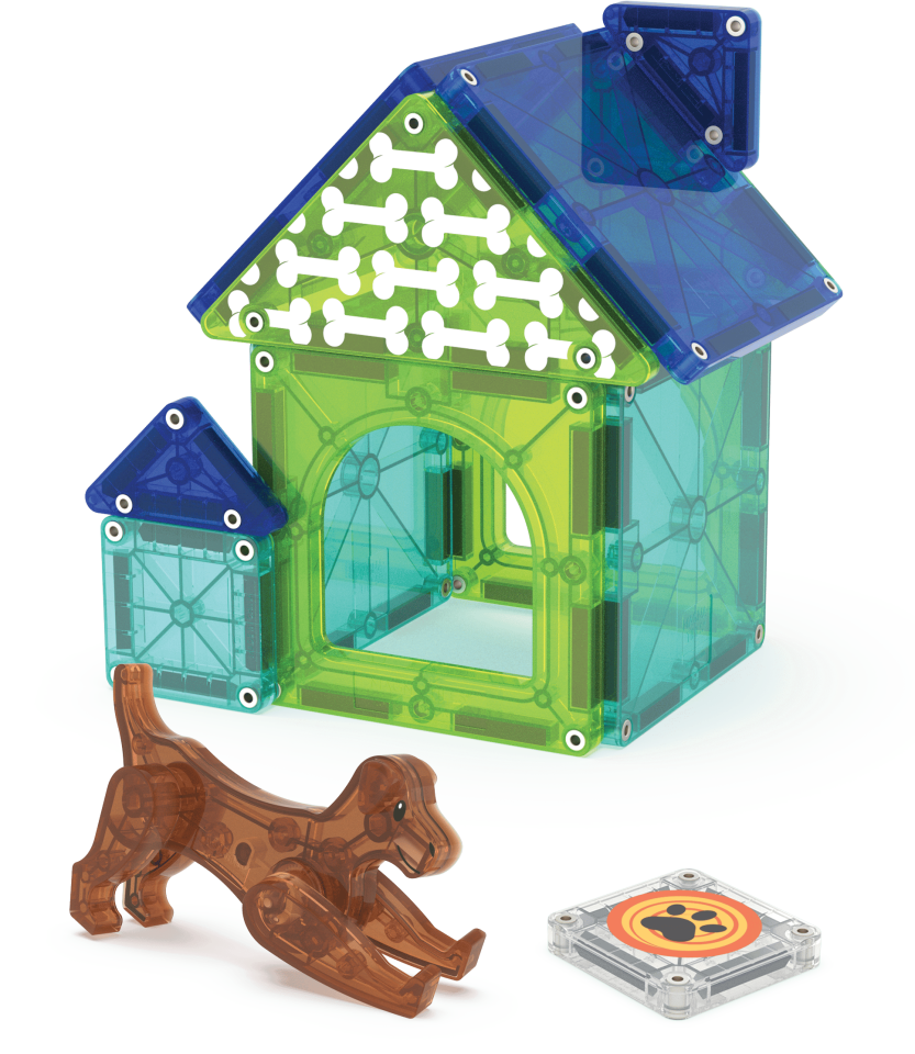 Magna-Tiles Dog House (13 Parça)