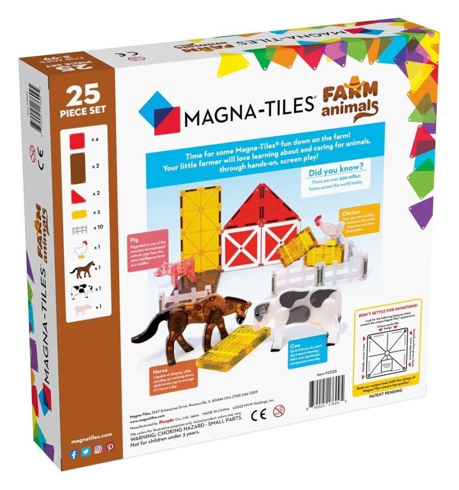 Magnatiles Çiftlik Hayvanları 25 Parça