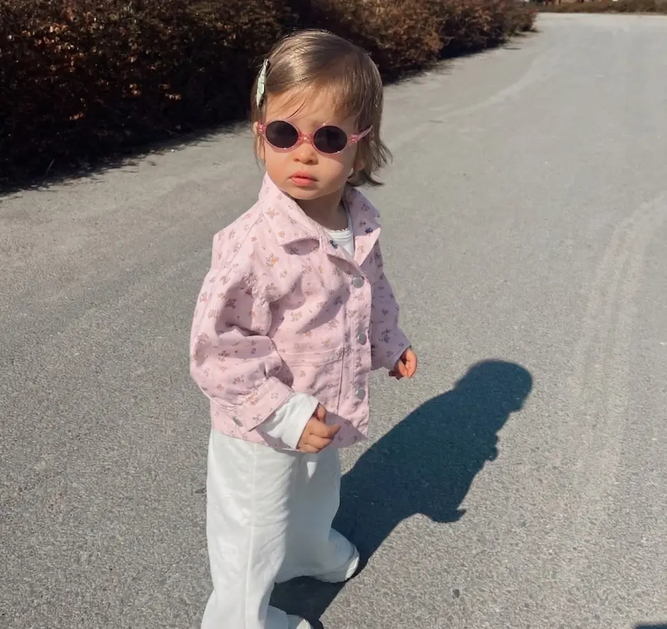 LOOKLight Boo Jelly Pink 0-2 Yaş Bebek Güneş Gözlüğü