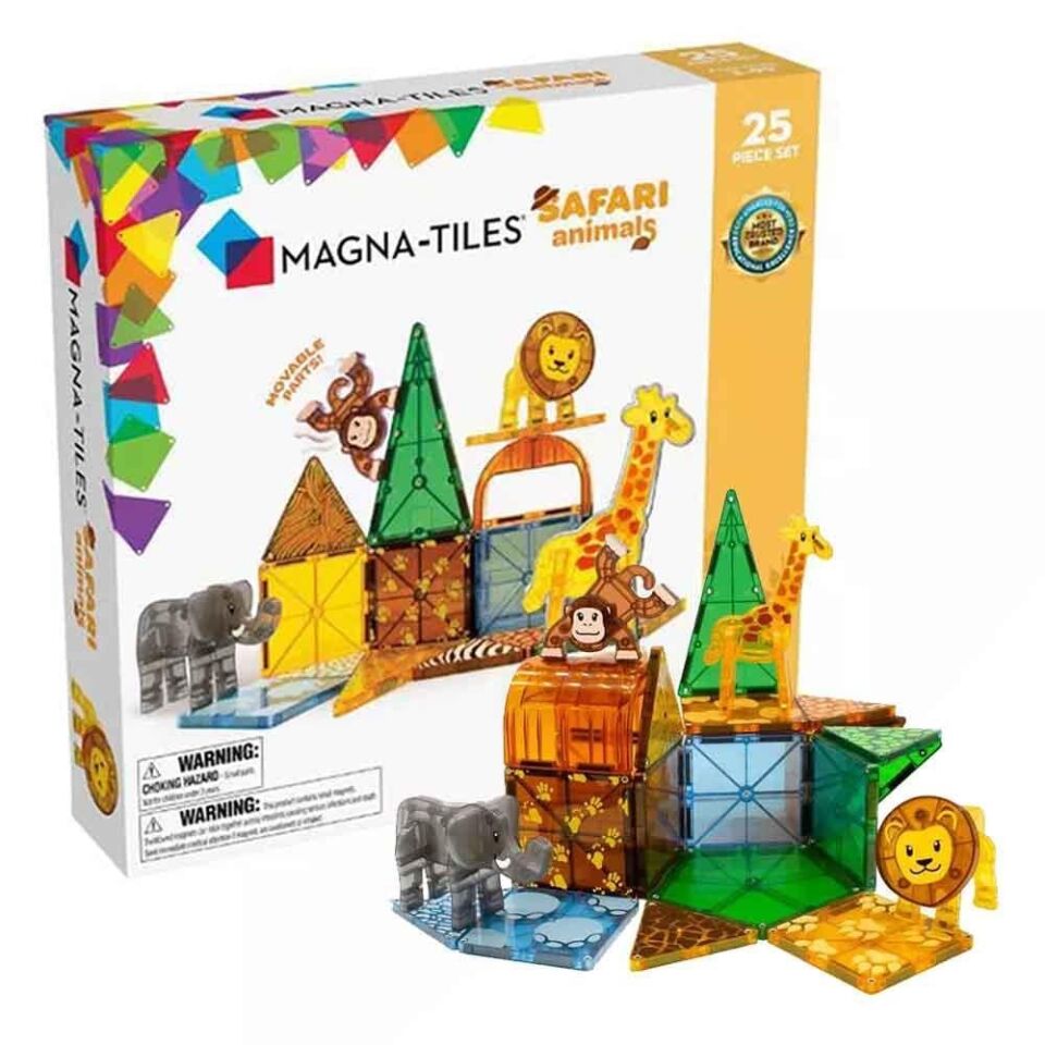 Magna-Tiles Safari Manyetik Bloklar - 25 Parça