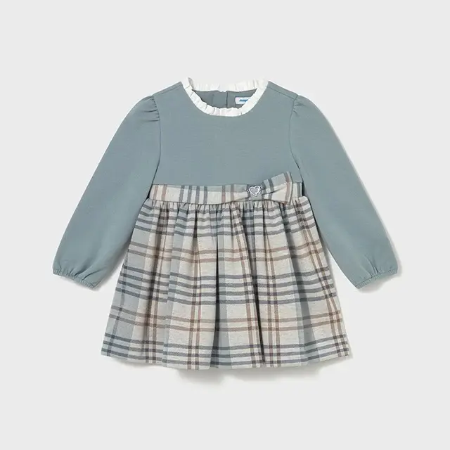 Mayoral Kışlık Kız Bebek Elbise Mavi