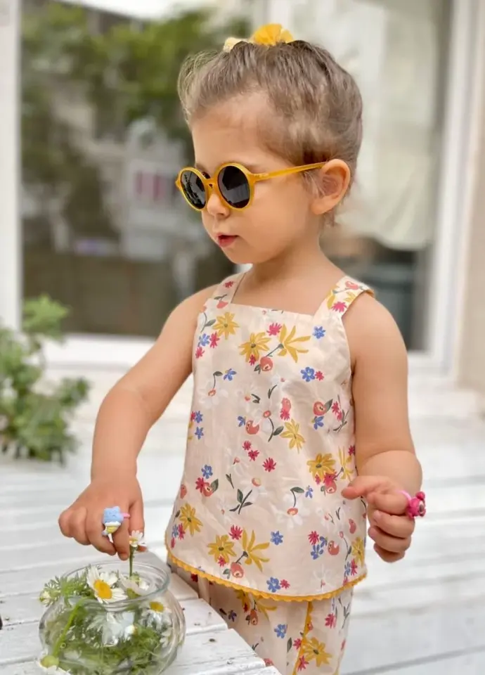 LOOKLight Will Matte Mustard 2-6 Yaş Çocuk Güneş Gözlüğü