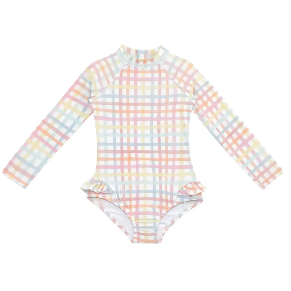 Sand Mother Uzun Kol Mayo Rainbow Gingham