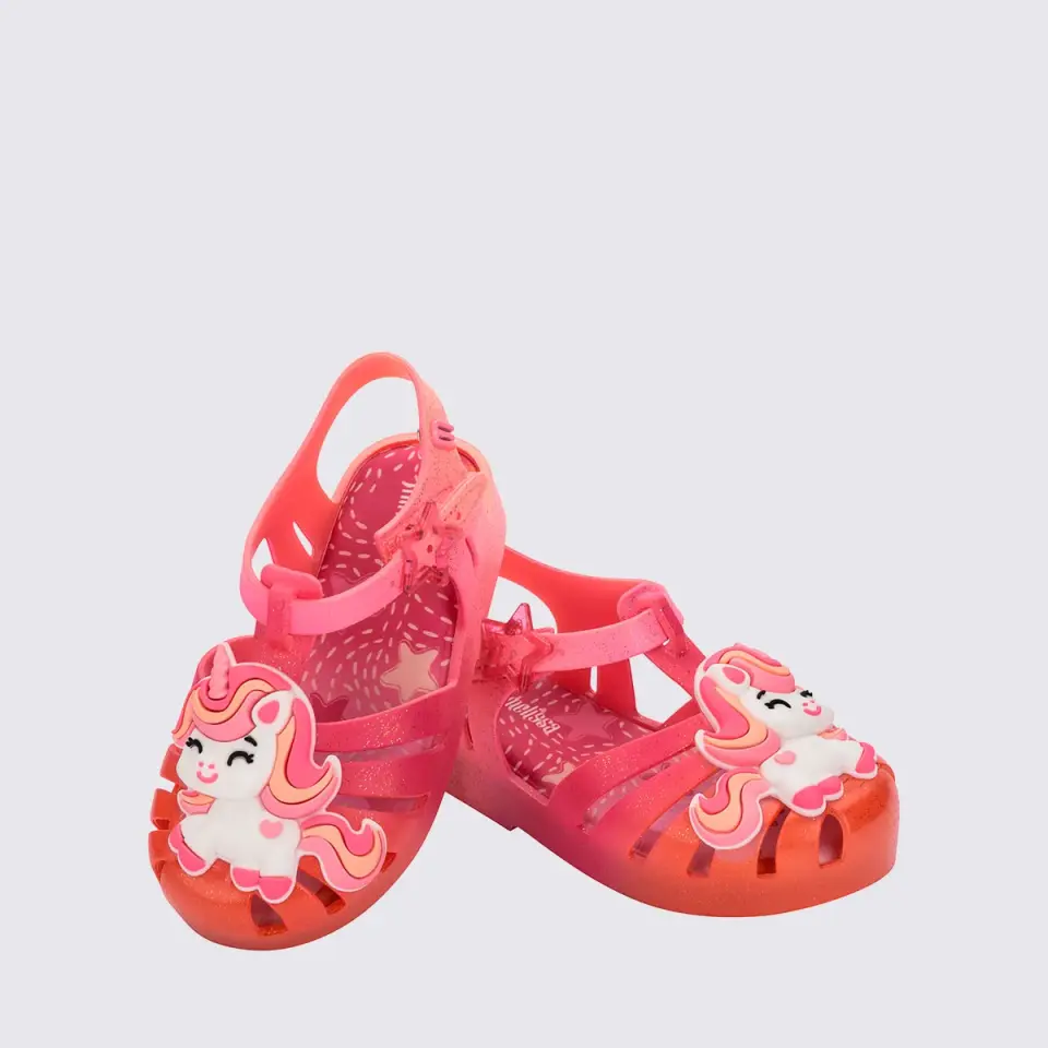 Mini Melissa  37828 Possesion  Uni Renkli Sandalet (Kırmızı)
