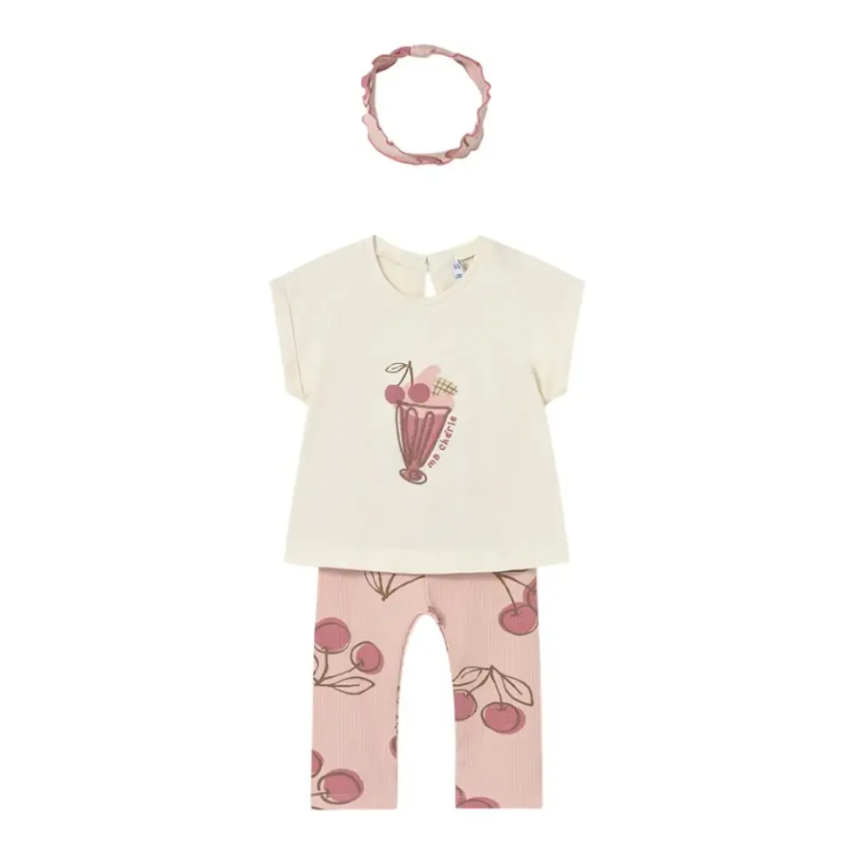 Mayoral 1750 Kısa Kol T-Shirt 3'lü Set Peonia