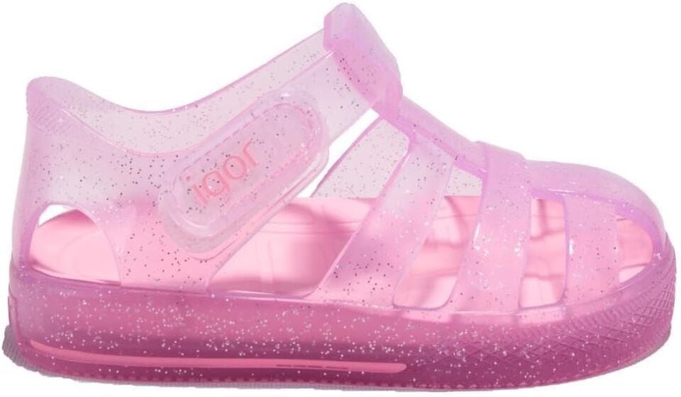 Igor Star Glitter Pembe Ortopedik Kız Çocuk Sandalet S10265-049