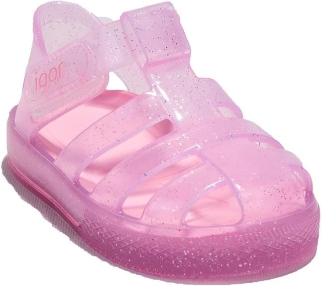 Igor Star Glitter Pembe Ortopedik Kız Çocuk Sandalet S10265-049