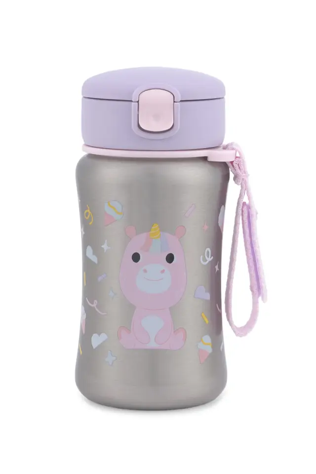 Skip Hop Besties Squad Pipetli Paslanmaz Çelik Suluk - Unicorn