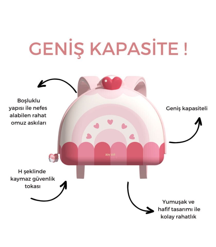 ZOYZOII Dream Serisi Sırt Çantası / Rall Cake