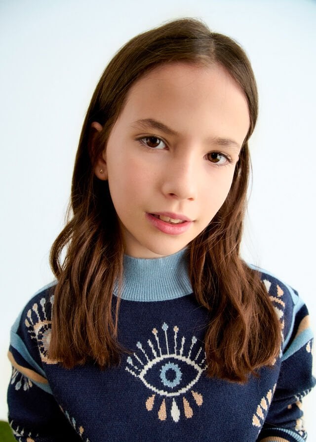 Abel & Lula  Örgü Jakarlı Etek Takımı