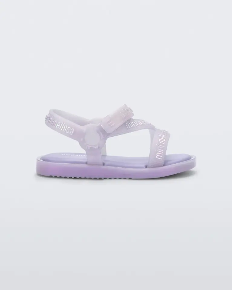 MINI MELISSA STRIPES M LOVER BB MOR SANDALET