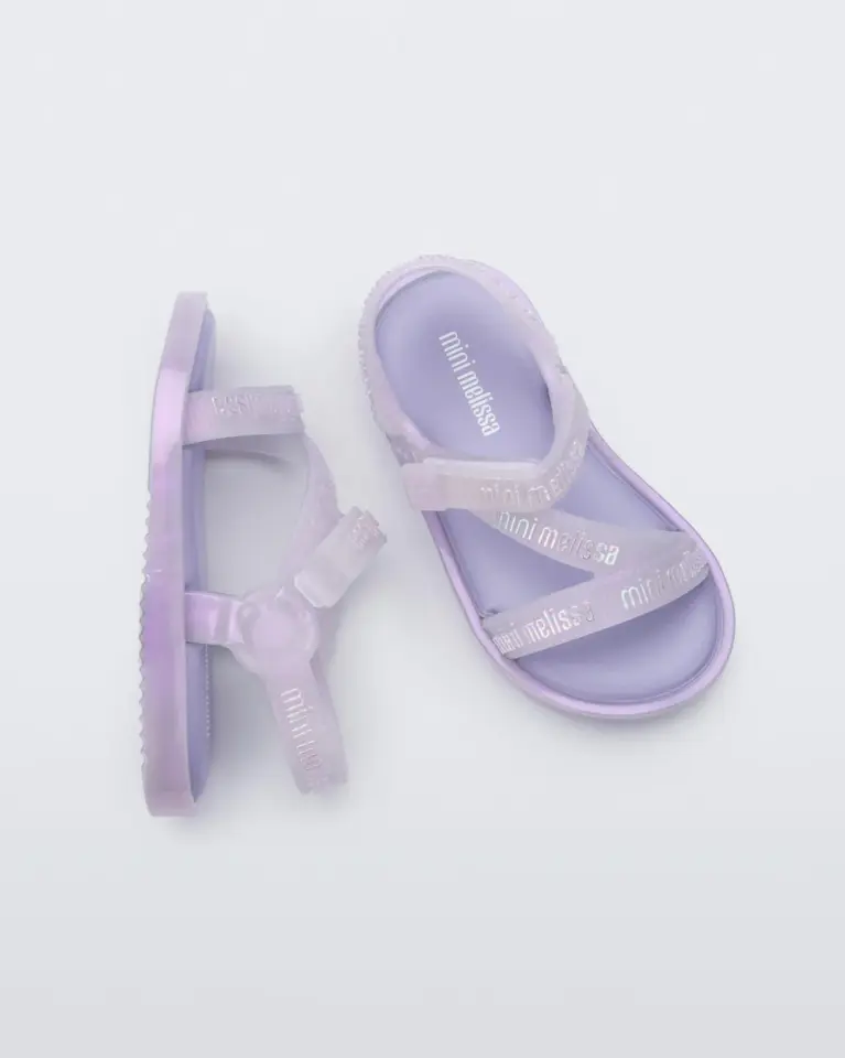 MINI MELISSA STRIPES M LOVER BB MOR SANDALET