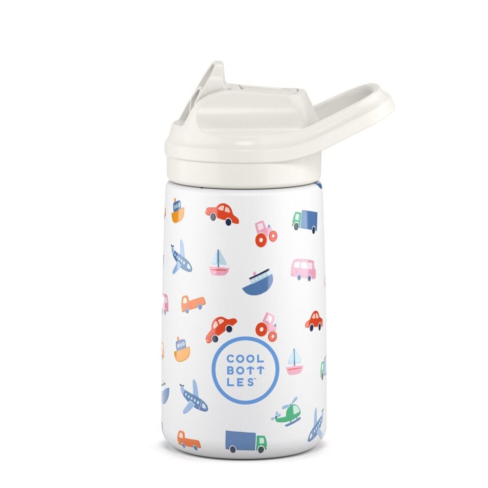 Cool Bottles the kiddie bottle - little wheels 350ml