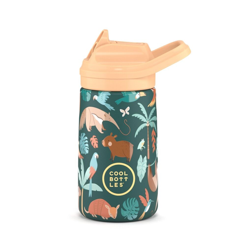 Cool Bottles The Kiddie Bottle - Rainforest Refuge 350ml