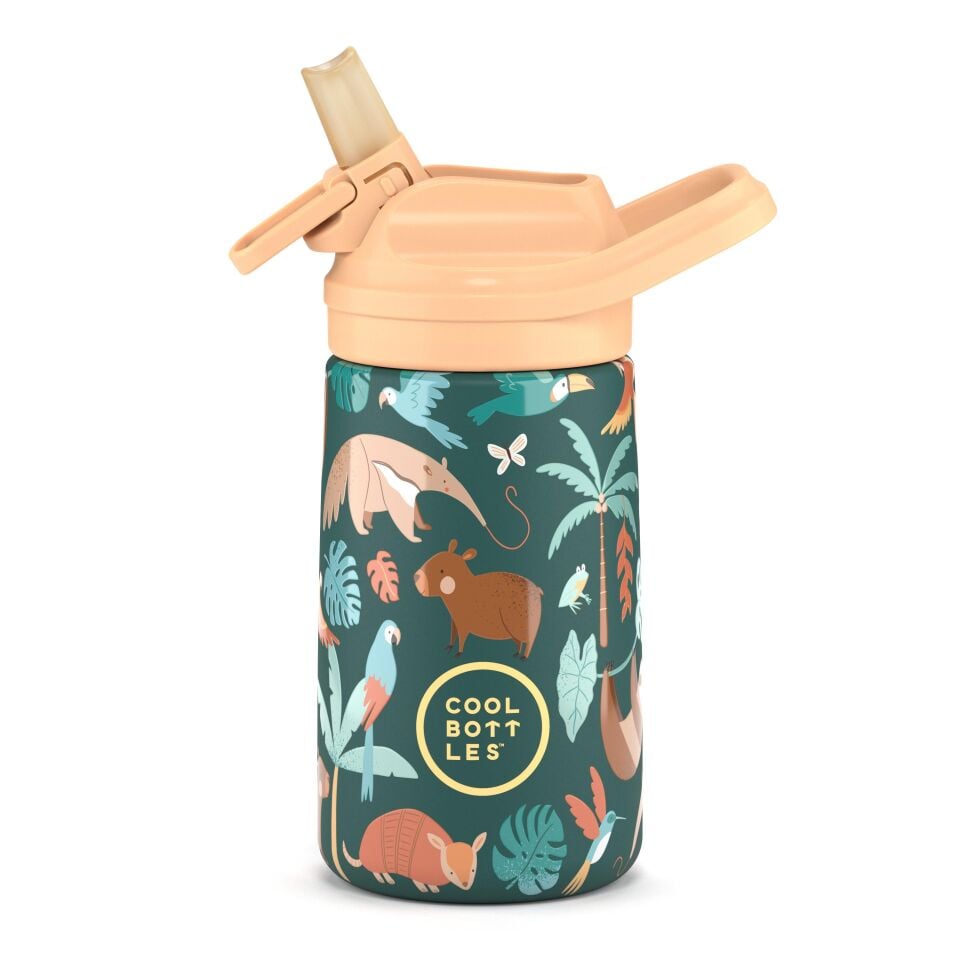 Cool Bottles The Kiddie Bottle - Rainforest Refuge 350ml