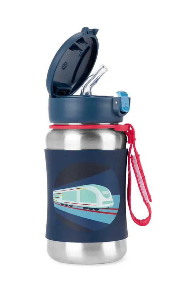Skip Hop Spark Style Pipetli Paslanmaz Çelik Suluk Tren