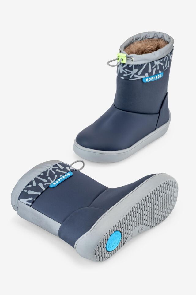 HOPFRÖG  Suya ve Soğuğa Dayanıklı Barefoot Çocuk Botu LACİVERT