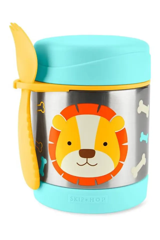 Skip Hop Zoo Paslanmaz Çelik Termos Aslan