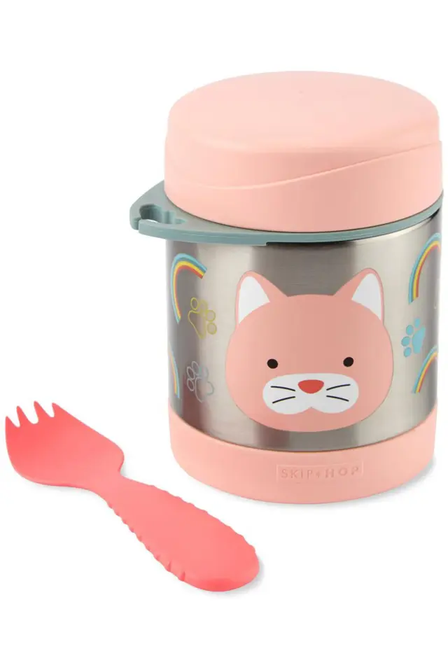 Skip Hop Zoo Paslanmaz Çelik Termos Kedi