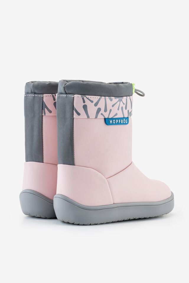 HOPFRÖG  Suya ve Soğuğa Dayanıklı Barefoot Çocuk Botu PEMBE
