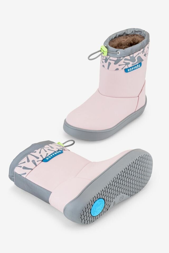 HOPFRÖG  Suya ve Soğuğa Dayanıklı Barefoot Çocuk Botu PEMBE