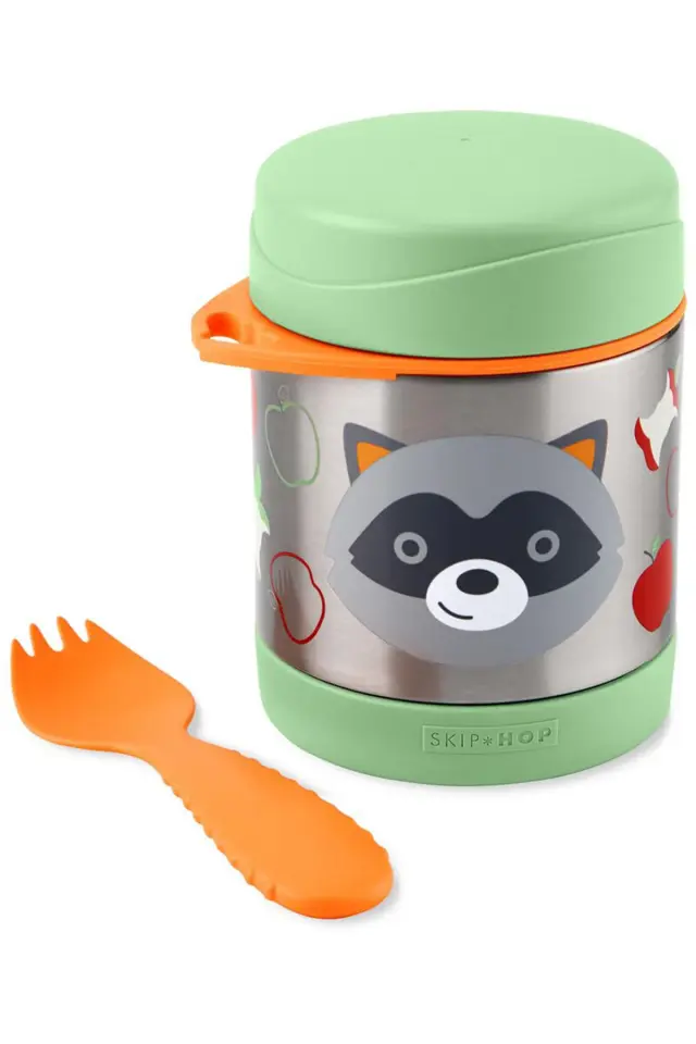 Skip Hop Zoo Paslanmaz Çelik Termos Rakun