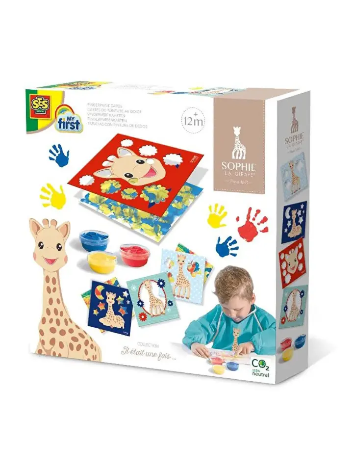SES Creative Sophie La Girafe - Parmak Boyası Kartları