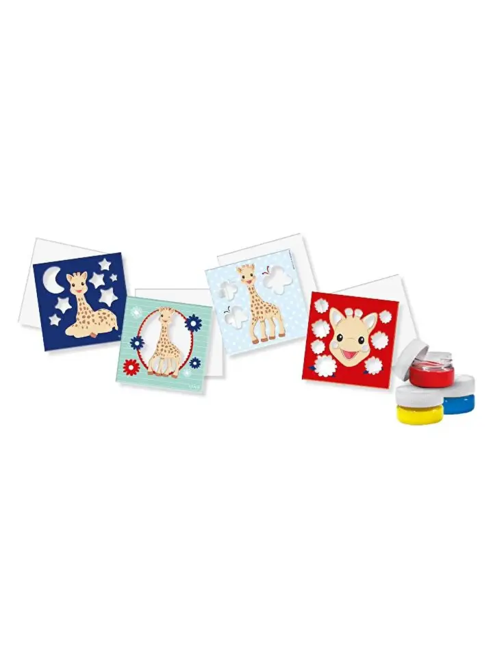 SES Creative Sophie La Girafe - Parmak Boyası Kartları