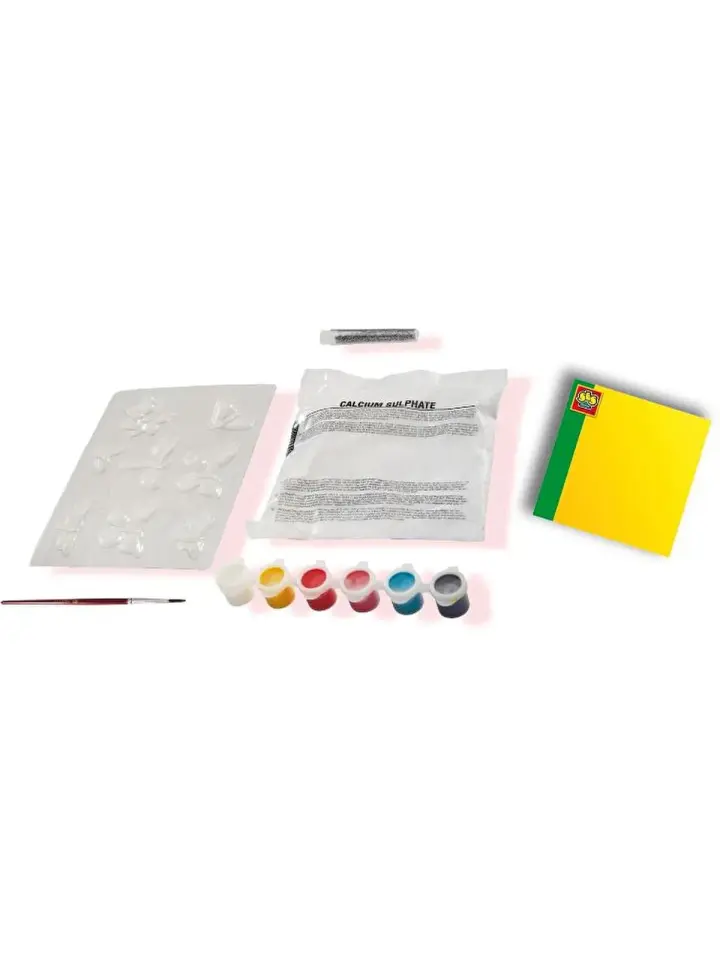 SES Creative Kalıba Dök ve Boya - Kelebekler Simli