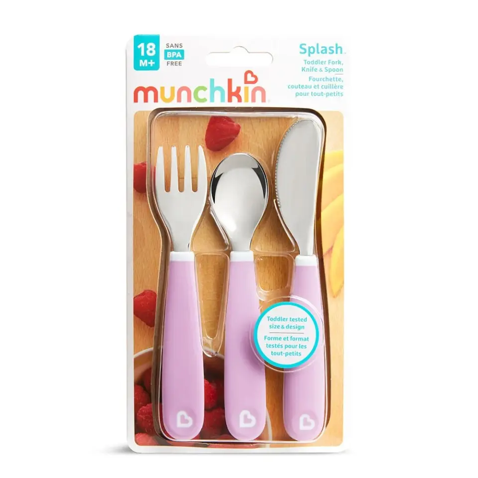 Munchkin Sıçrama Engelleyici Set  18 Ay+ Mor