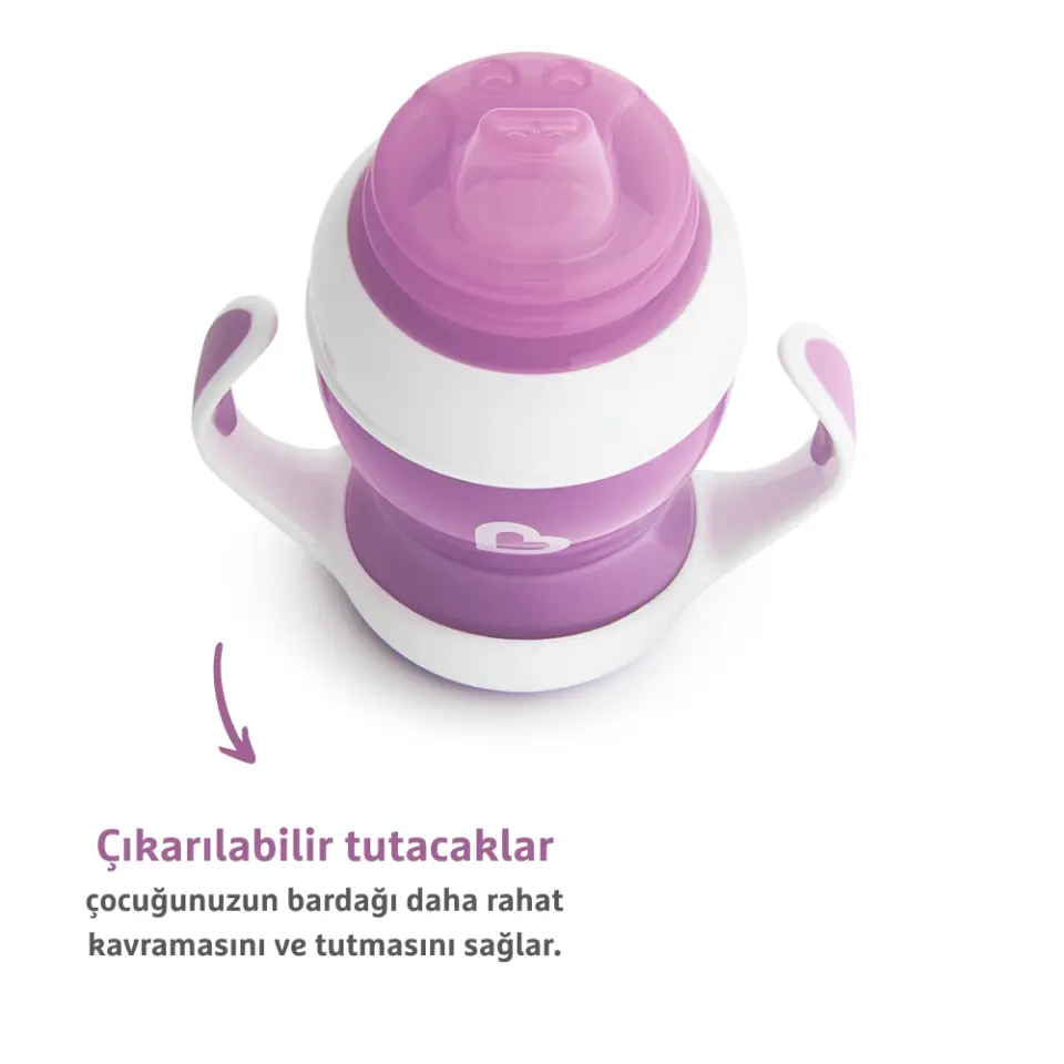 Munchkin Duyarlı Geçiş Bardağı 4 Ay+ 118ml Mor