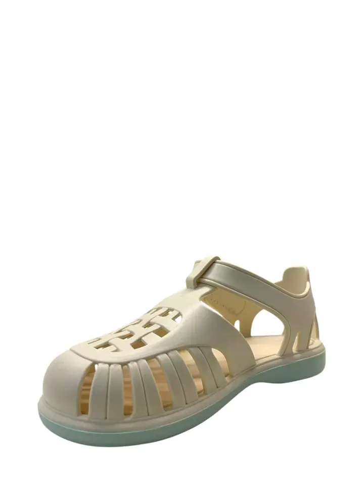 İgor BB355-079 Tobby Solid Bicolor İvory Sandalet