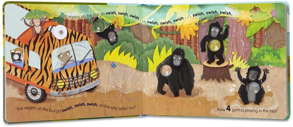 Melissa & Doug Poke-A-Dot İnteraktif Kitap - The Wheels on the Bus