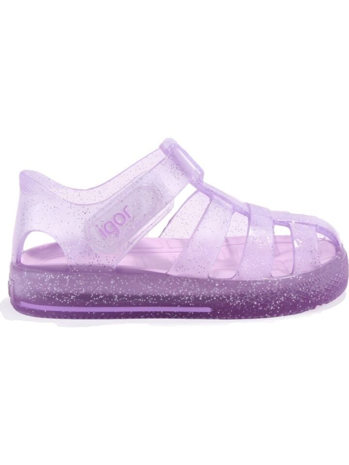 Igor S10265-212 Star Glitter Mor Sandalet