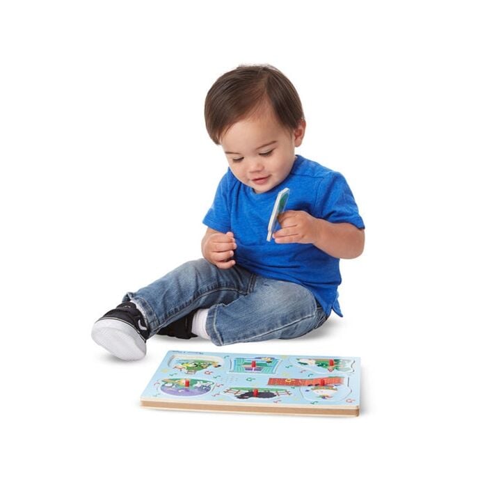 Melissa & Doug Ahşap Sesli Puzzle - Çocuk Şarkıları 2