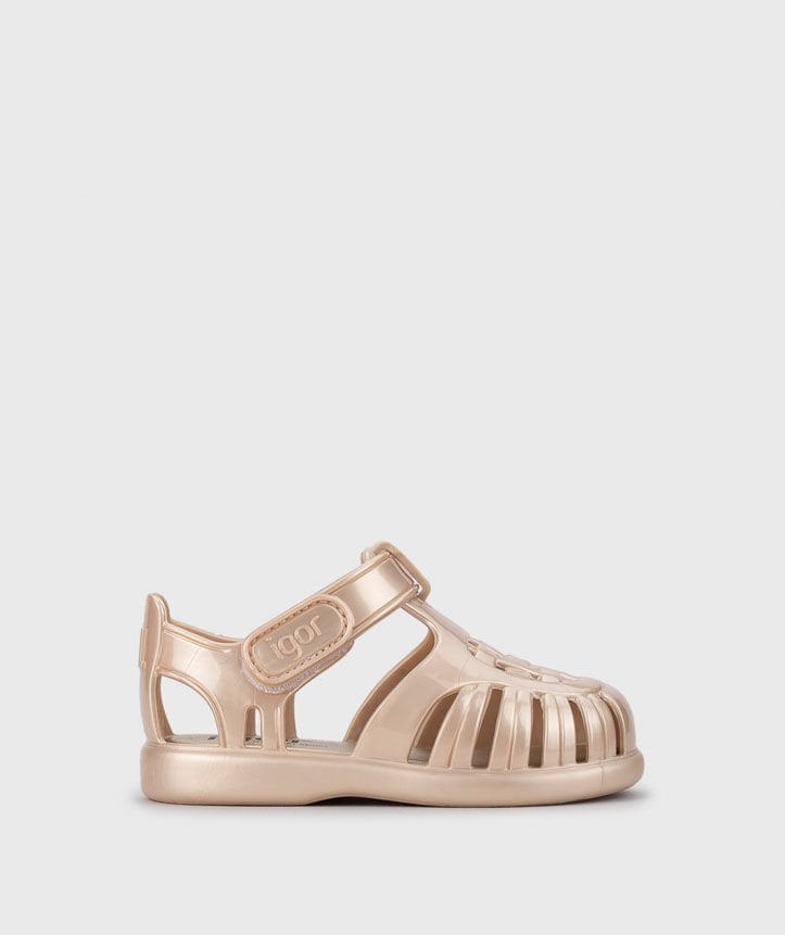 İgor S10366-388 Tobby Nacar Platino Sandalet
