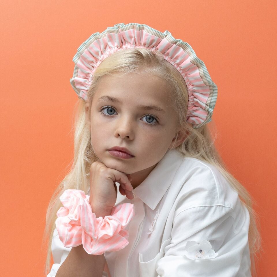 Mimi & Lula Stripe Ruffle Alice Taç