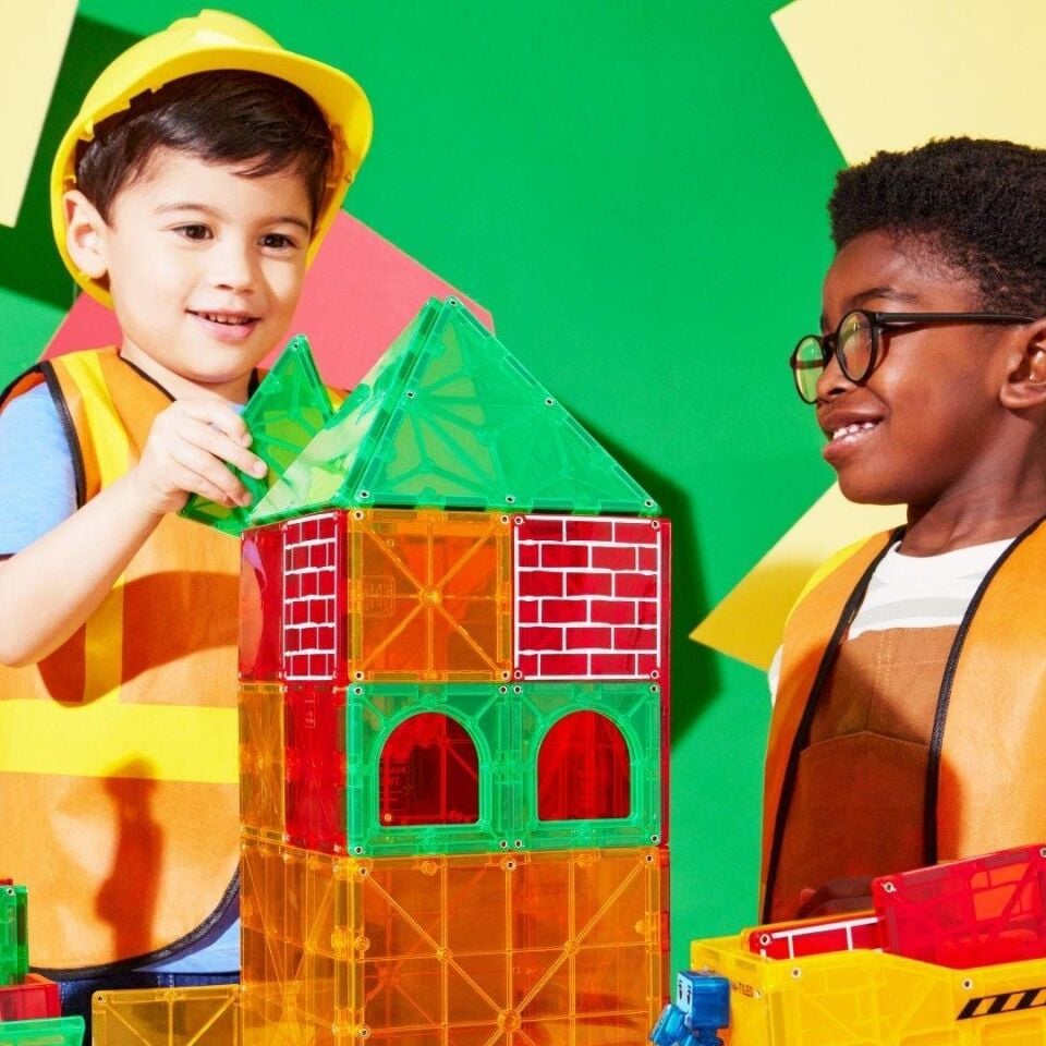Magna Tiles Builder XL İnşaat 50 Parça