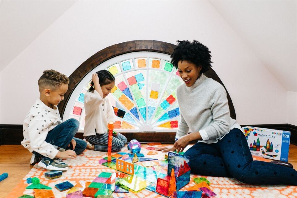 MAGNA-TILES® - Clear Color Manyetik Bloklar - 100 Parça