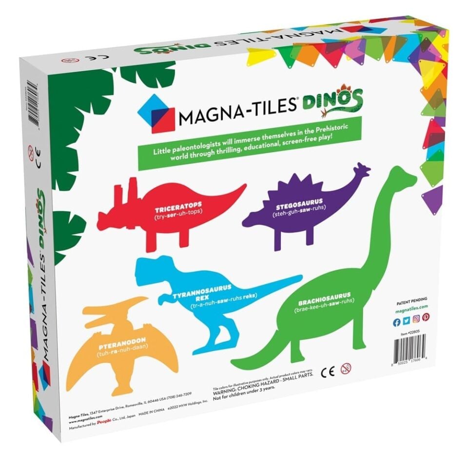 Magna Tiles Dinozorlar 5 Parça