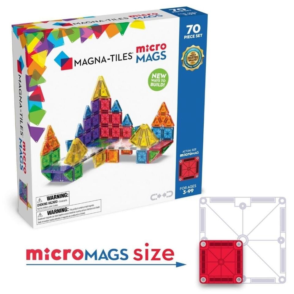 Magna Tiles Micromags 70 Parça