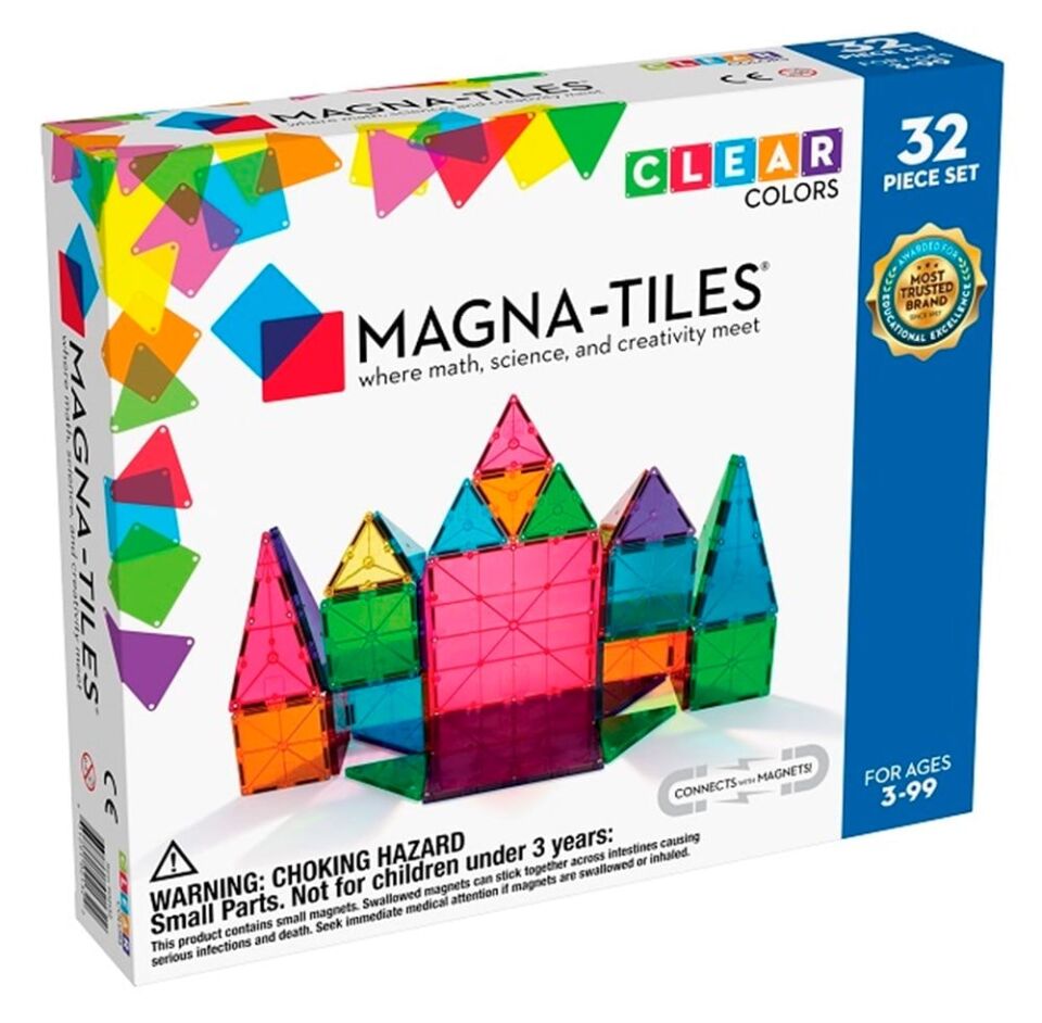 Magna Tiles Clear Color Set 32 Parça