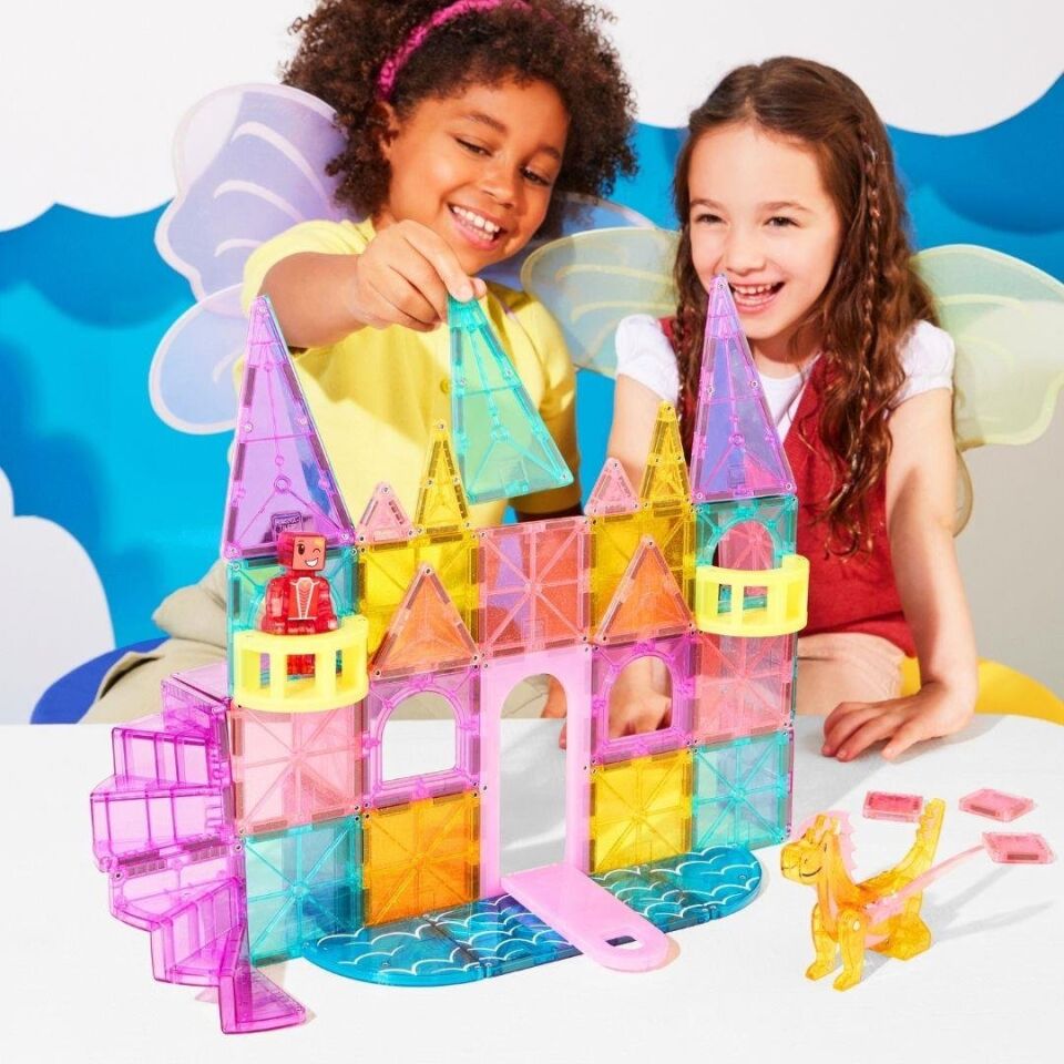Magna Tiles Castle DLX + Micromags