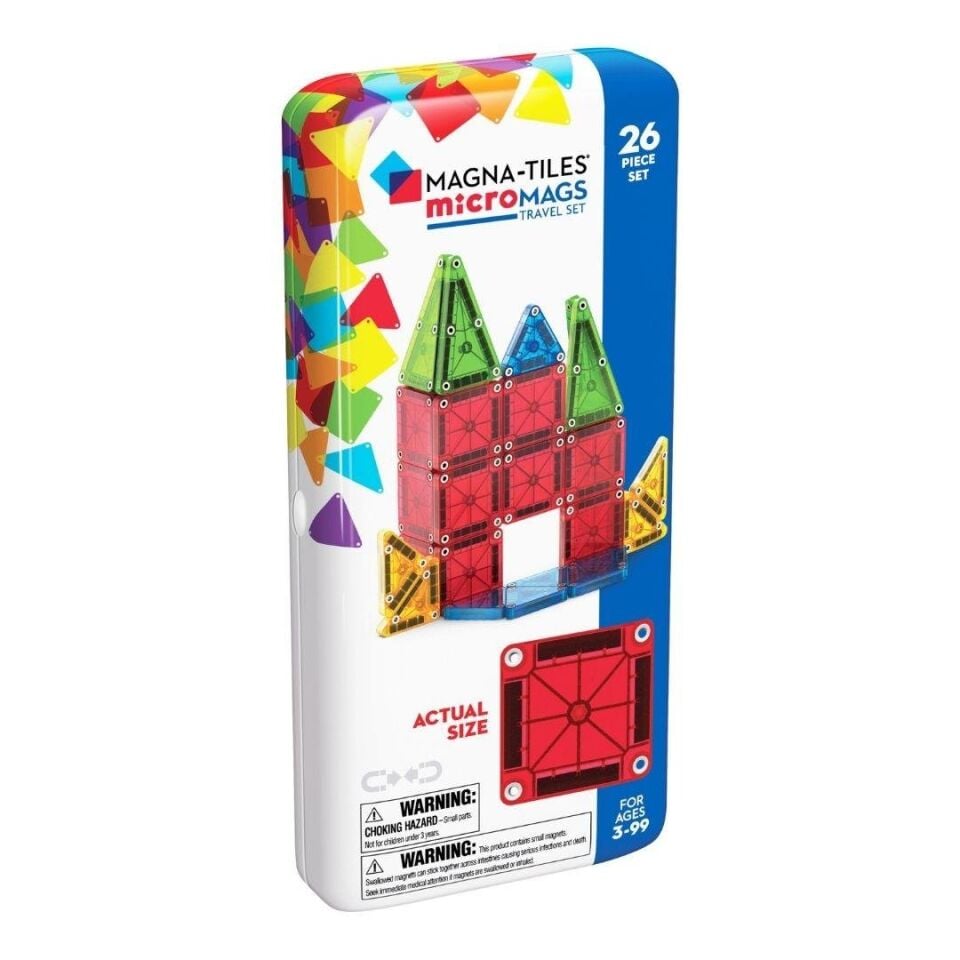 Magna Tiles Micromags Travel Set 26 Parça