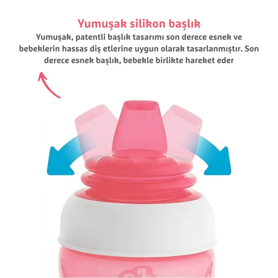 Munchkin Duyarlı Geçiş Bardağı 4 Ay+ 118ml Pembe