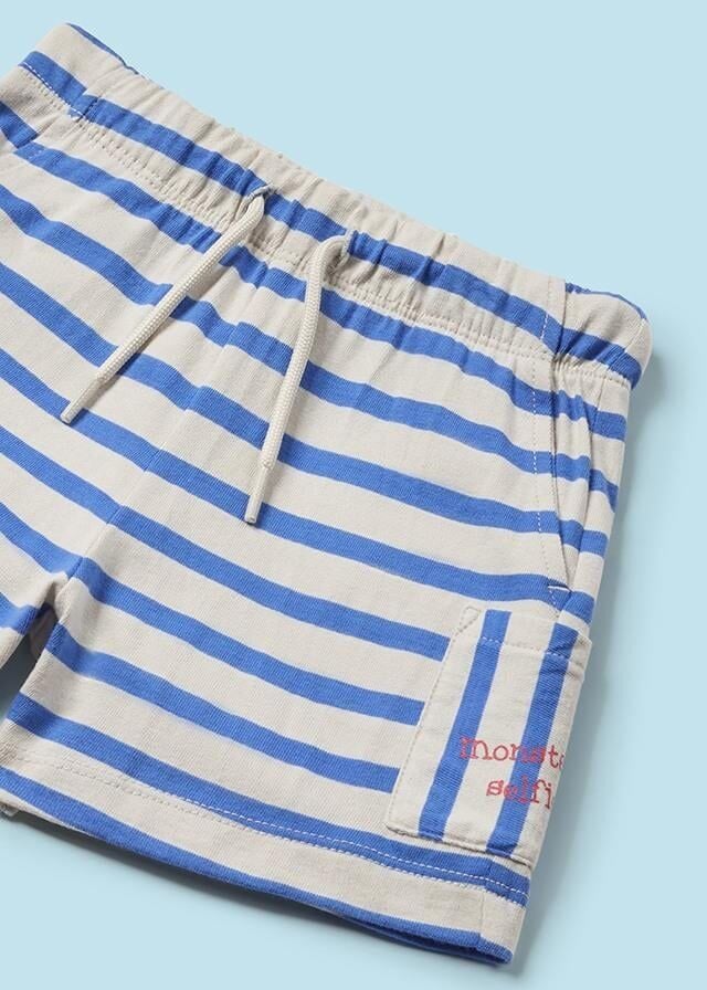 Mayoral 1656 Yazlık Erkek Bebek T-shirt Şort 3'lü Set Kırmızı